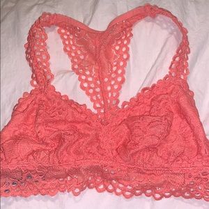 aerie coral bralette